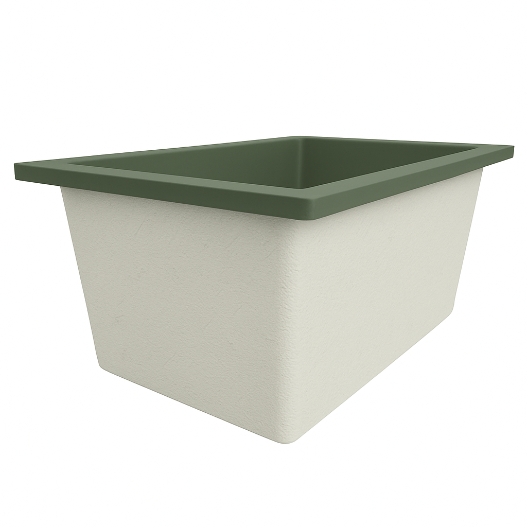 Omnitub Solo Flow 1400 x 900 handmade UK deep soaking tub 600mm depth rectangular - bathroom installation 6