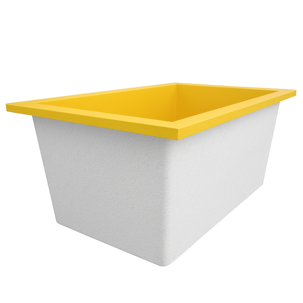 Omnitub Solo Flow 1400 x 900 handmade UK deep soaking tub 600mm depth rectangular - design feature 6