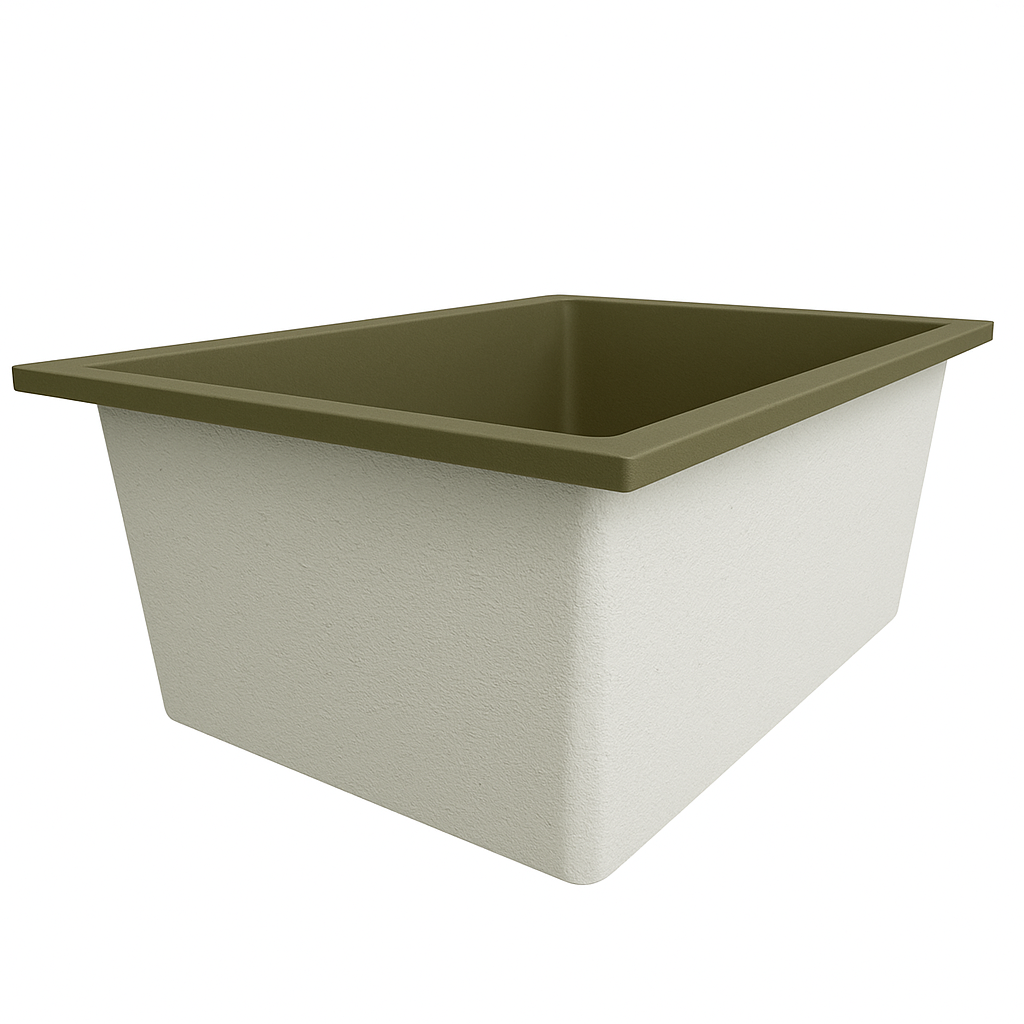 1500 x 1050 Deep Soaking Tub – 600mm Depth – Wide Rectangular – Omnitub