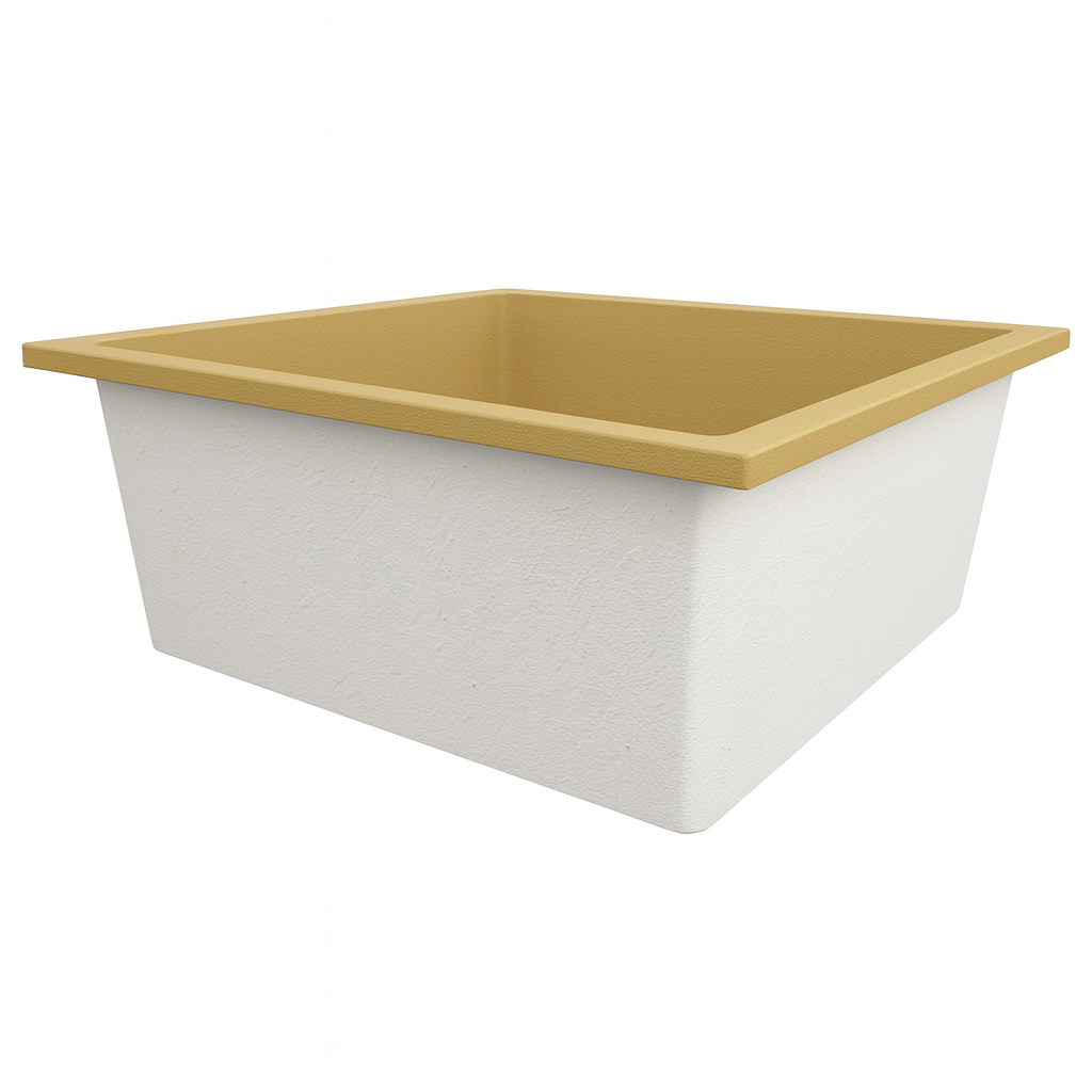 1200 x 1200 Deep Soaking Tub – 600mm Depth – Square – Omnitub