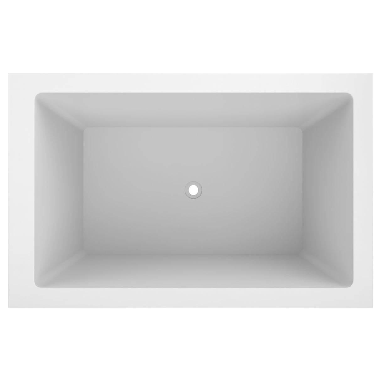 Omnitub Solo Flow 1400 x 900 handmade UK deep soaking tub 600mm depth rectangular - side angle