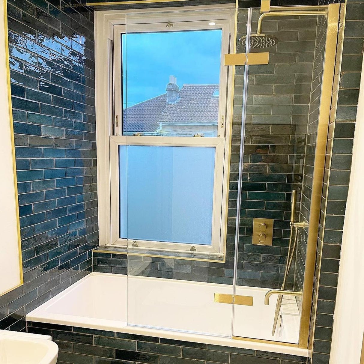 Omnitub Deluxe 1700 x 750 handmade UK deep soaking tub 600mm depth rectangular - alternate angle