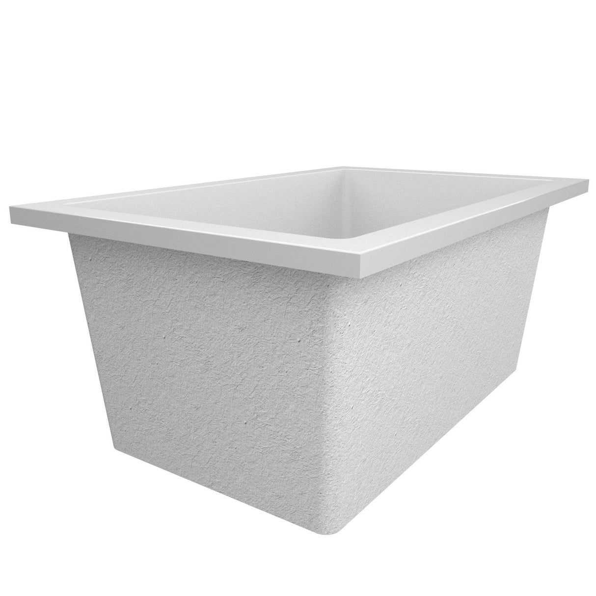 Omnitub Solo Flow 1400 x 900 handmade UK deep soaking tub 600mm depth rectangular - installed in bathroom