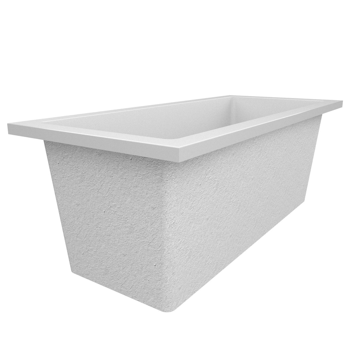 Omnitub Deluxe 1700 x 750 handmade UK deep soaking tub 600mm depth rectangular - lifestyle setting