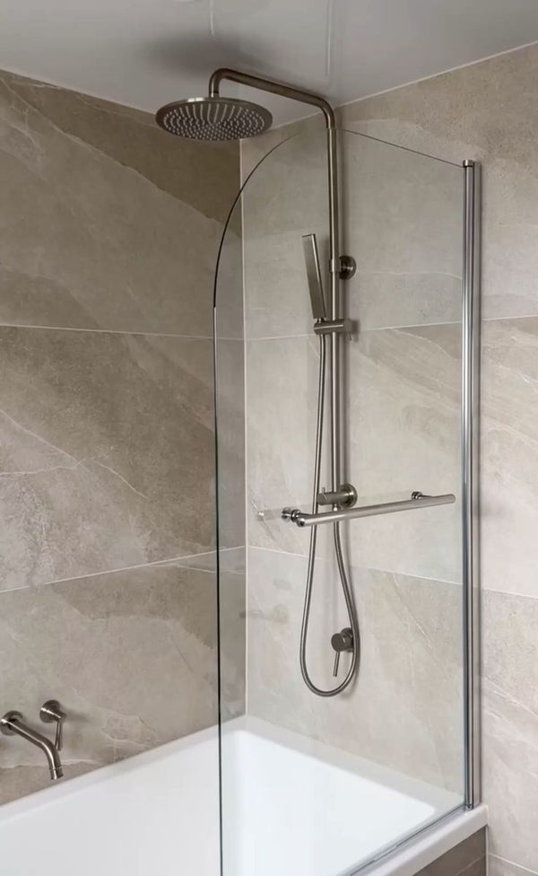 Omnitub Solo Supreme 1250 x 850 UK deep soaking tub 600mm depth rectangular - installed in bathroom