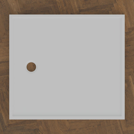 1100 × 1000 Rectangular Shower Tray – 45mm Slim Non-Slip — bird's-eye · Omnitub bird's-eye hero