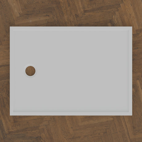1100 x 800 Rectangular Shower Tray – 45mm Slim Non-Slip — bird's-eye · Omnitub bird's-eye hero