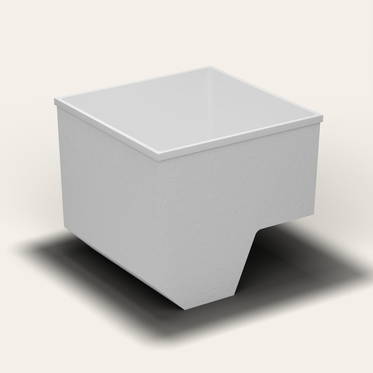 Omnitub 1100 x 1100 seated soaking tub ext3q