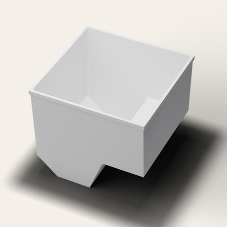 Omnitub 1100 x 1100 seated soaking tub hero