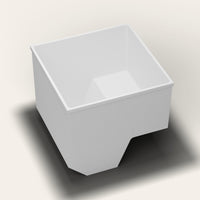 1100 x 1100 Deep Seated Whirlpool Bath – 1000mm Depth by Omnitub