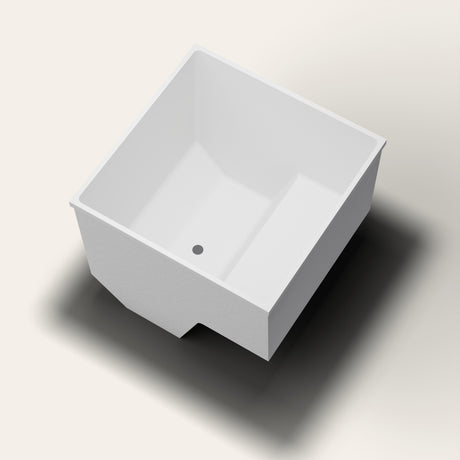 Omnitub 1100 x 1100 seated soaking tub highbird
