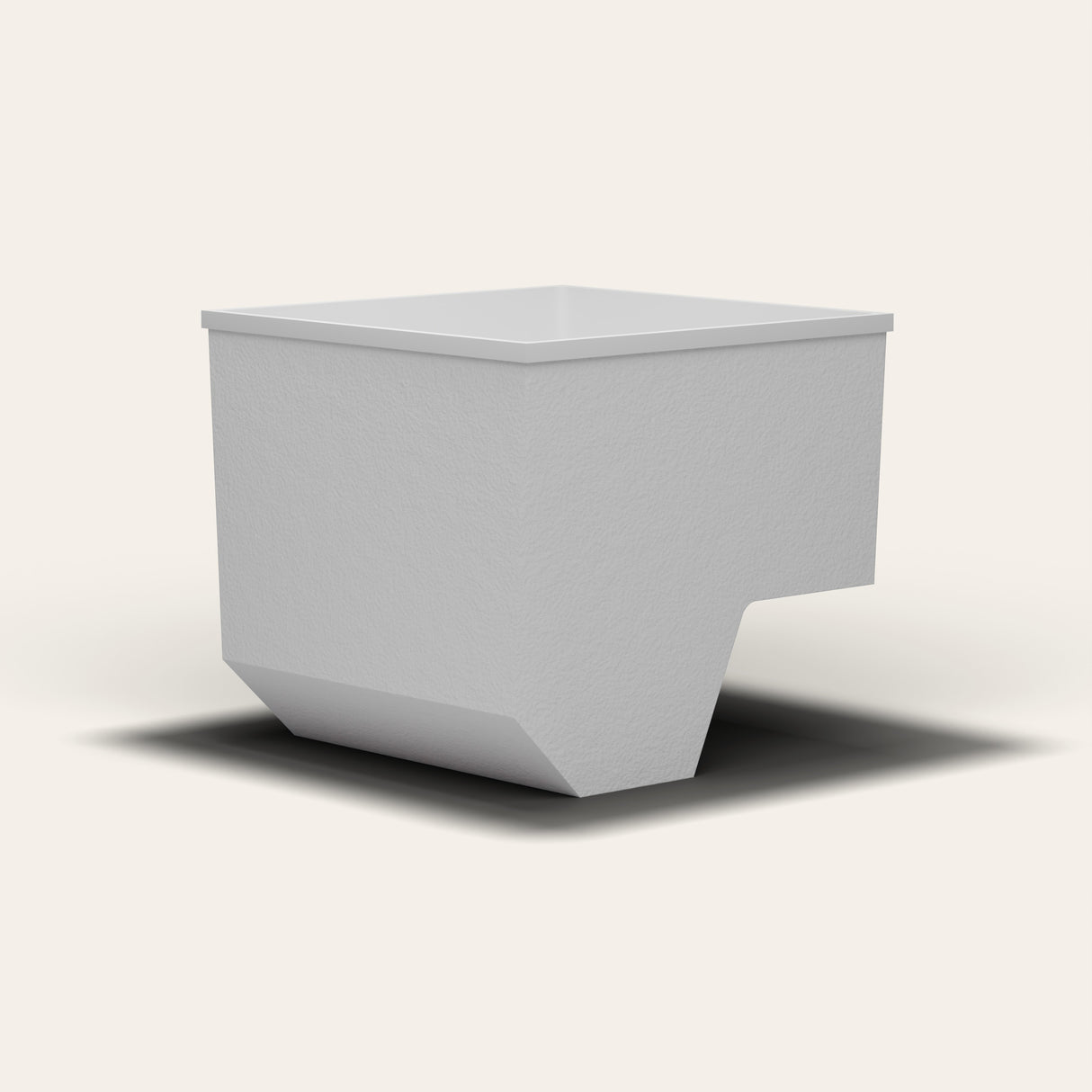 Omnitub 1100 x 1100 seated soaking tub lowcorner