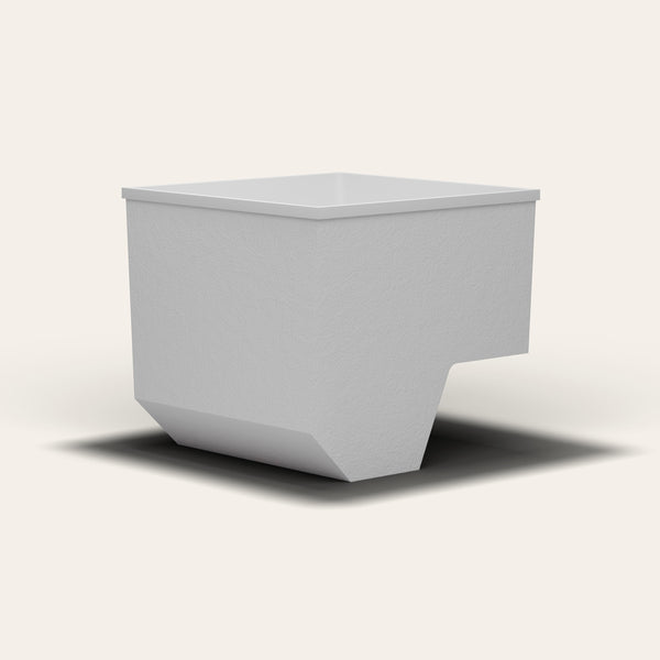 Omnitub 1100 x 1100 seated soaking tub lowcorner
