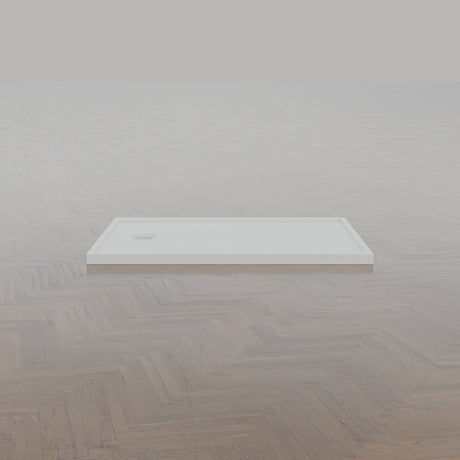 1200 × 800 Rectangular Shower Tray – 45mm Slim Non-Slip — side profile · Omnitub gallery side