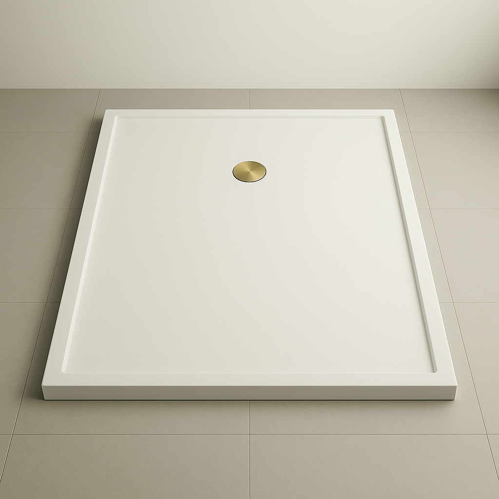 Omnitub 1300 × 900 Rectangular Shower Tray – 35mm Slim Non-Slip - main product view