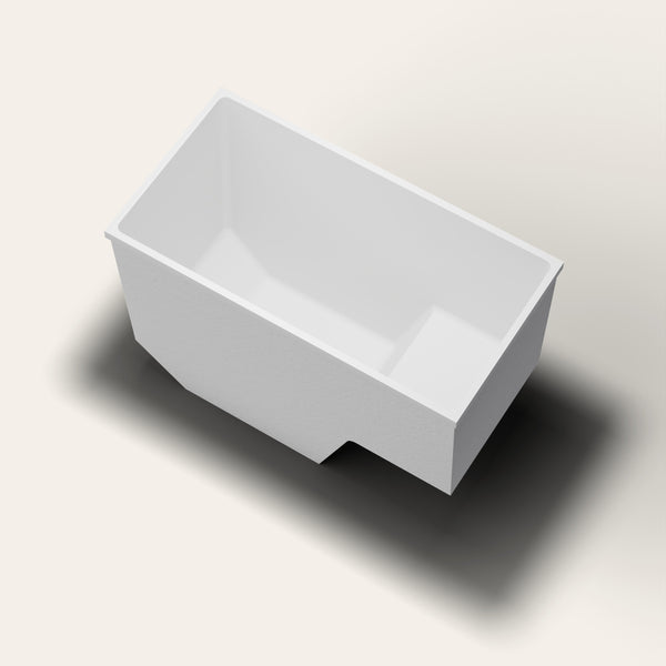 Omnitub 1350 x 700 seated soaking tub highbird