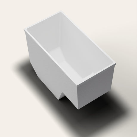Omnitub 1350 x 700 seated soaking tub in seat