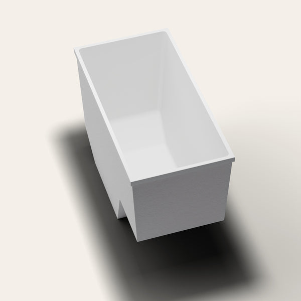 Omnitub 1350 x 700 seated soaking tub in seatclose