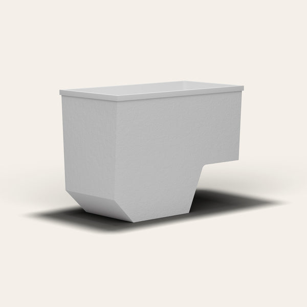 Omnitub 1350 x 700 seated soaking tub lowcorner