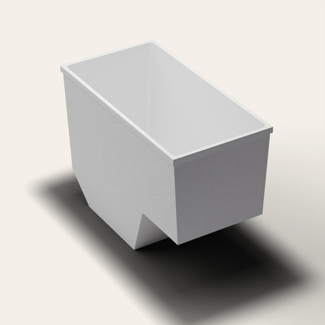 Omnitub 1350 x 700 seated soaking tub quarter