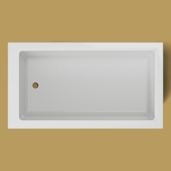 1350 x 750 Deep Soaking Tub – 600mm Depth – Rectangular – Omnitub — from above