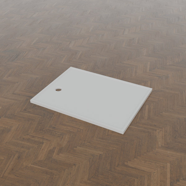 1400 × 1075 Rectangular Shower Tray – 45mm Slim Non-Slip — three-quarter view · Omnitub gallery 34