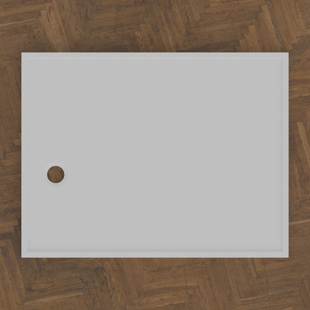 1400 × 1075 Rectangular Shower Tray – 45mm Slim Non-Slip — bird's-eye · Omnitub bird's-eye hero