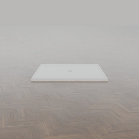 1400 × 1400 Square Shower Tray – 45mm Slim Non-Slip — side profile · Omnitub gallery side
