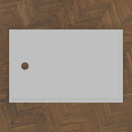 1400 × 900 Rectangular Shower Tray – 45mm Slim Non-Slip — bird's-eye · Omnitub bird's-eye hero