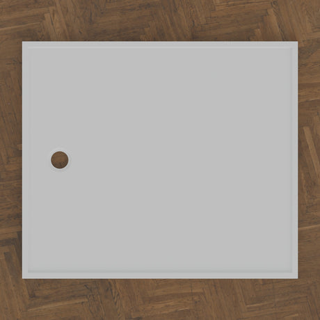 1430 × 1230 Rectangular Shower Tray – 45mm Slim Non-Slip — bird's-eye · Omnitub bird's-eye hero