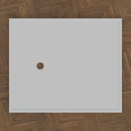 1450 × 1210 Rectangular Shower Tray – 45mm Slim Non-Slip — bird's-eye · Omnitub bird's-eye hero