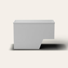 Baignoire îlot assise 1495 x 800 — Profondeur 1000 mm — Rectangulaire — Omnitub