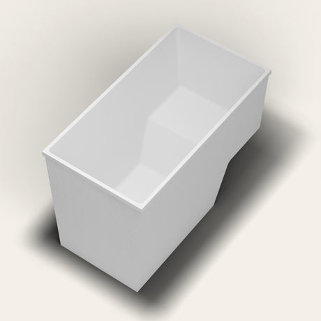 Omnitub 1495 x 800 seated soaking tub in foot
