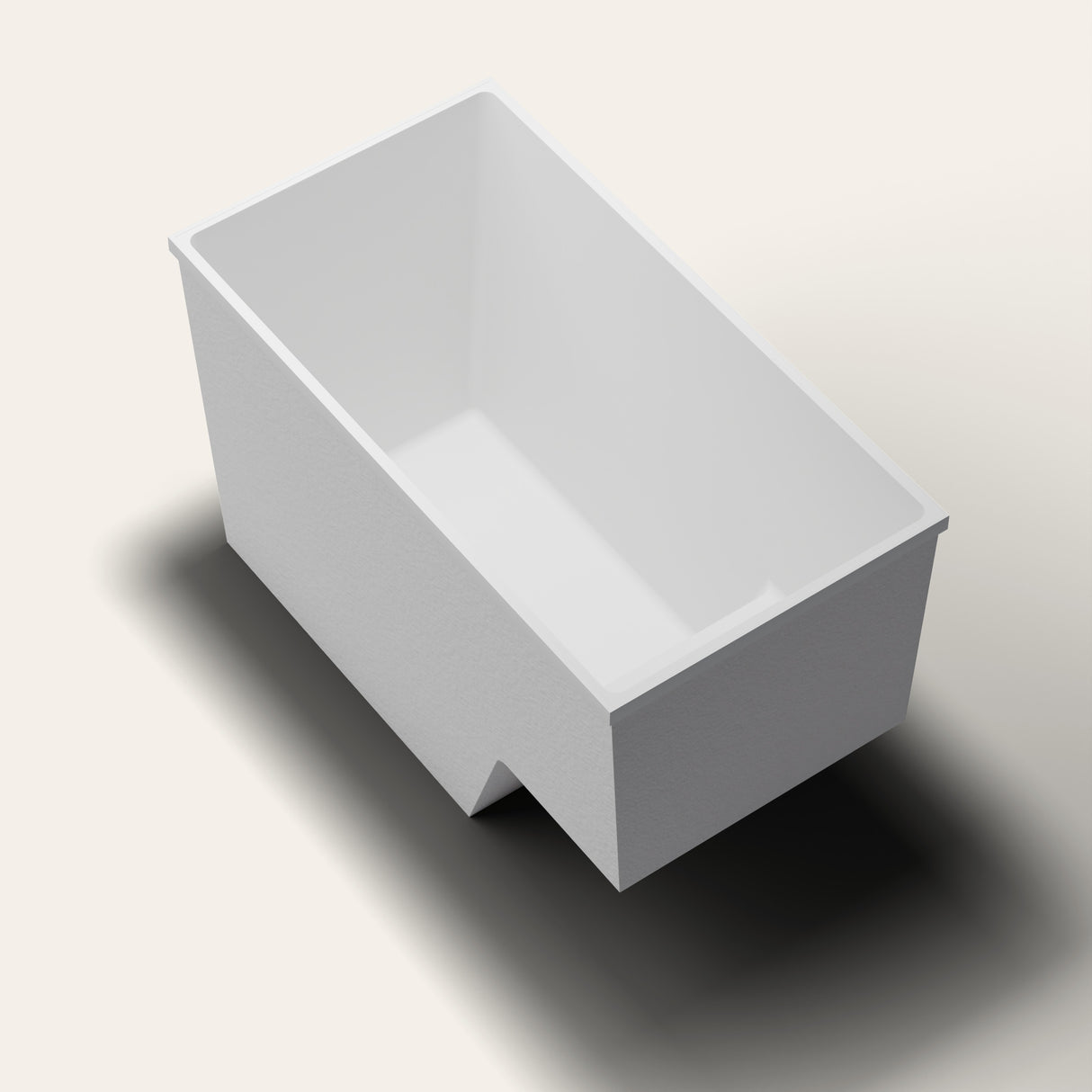 Omnitub 1495 x 800 seated soaking tub in seat