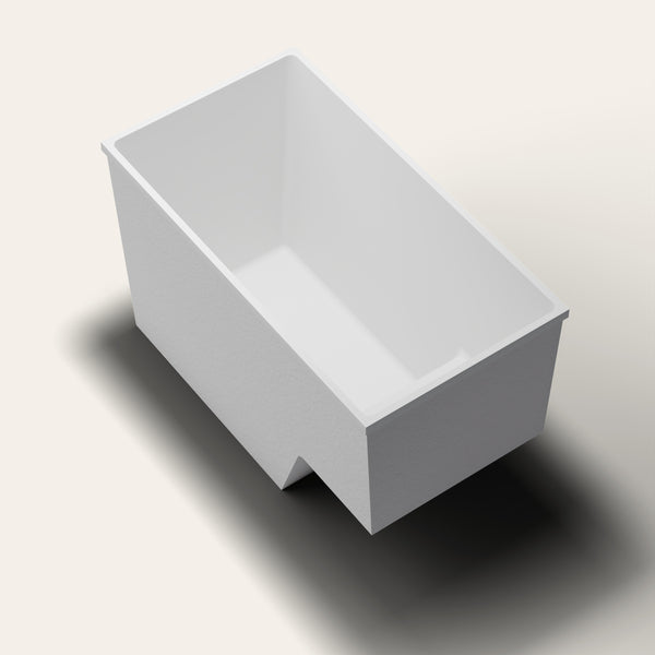Omnitub 1495 x 800 seated soaking tub in seat