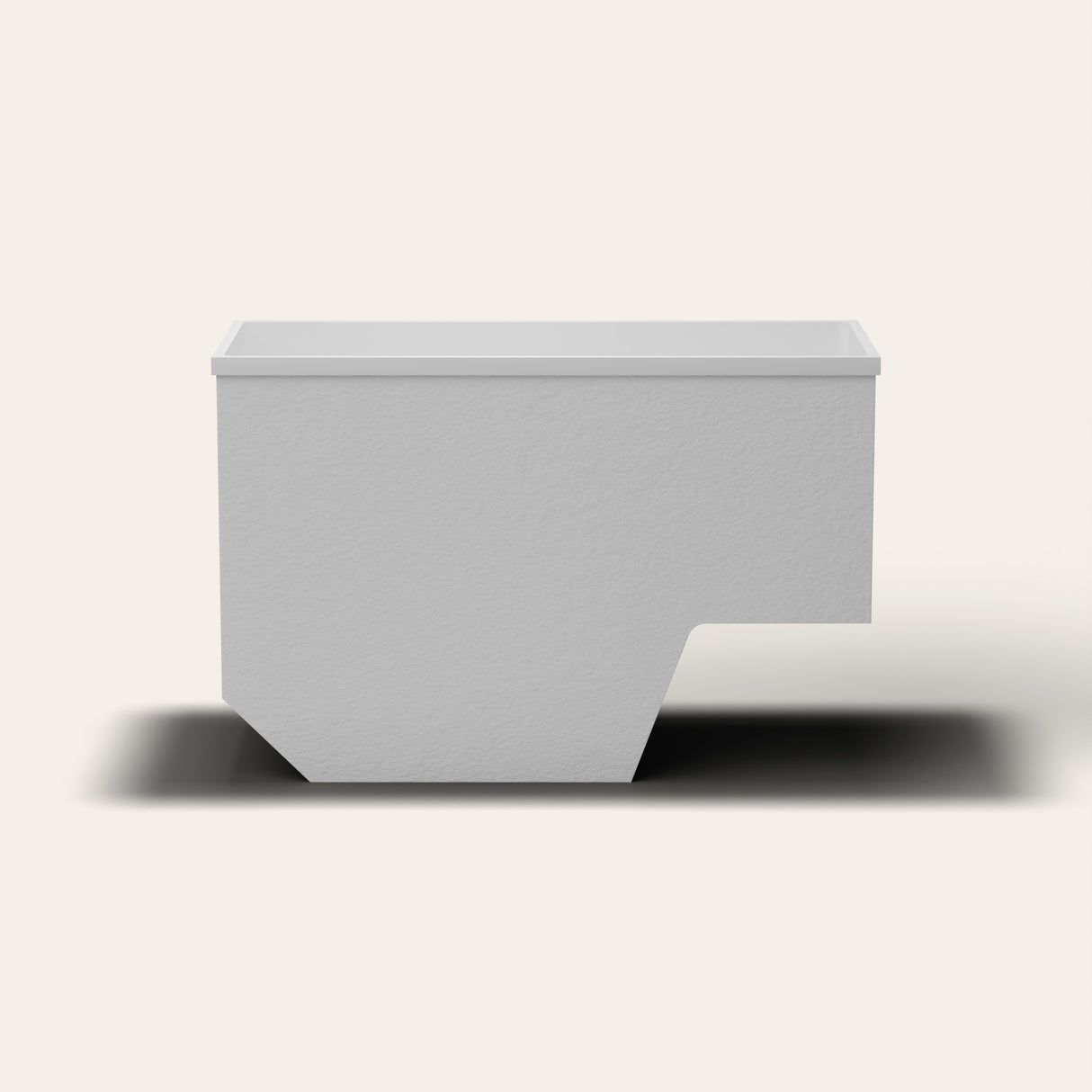 Omnitub 1500 x 700 seated soaking tub front