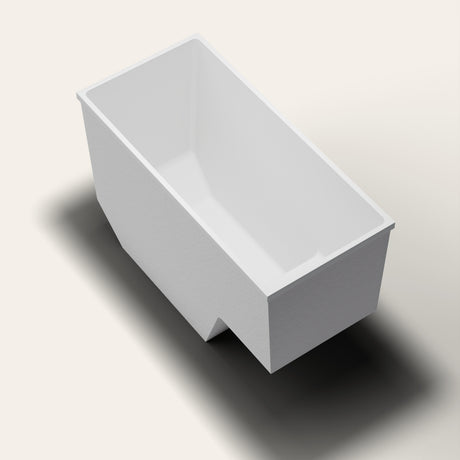 Omnitub 1500 x 700 seated soaking tub in seat