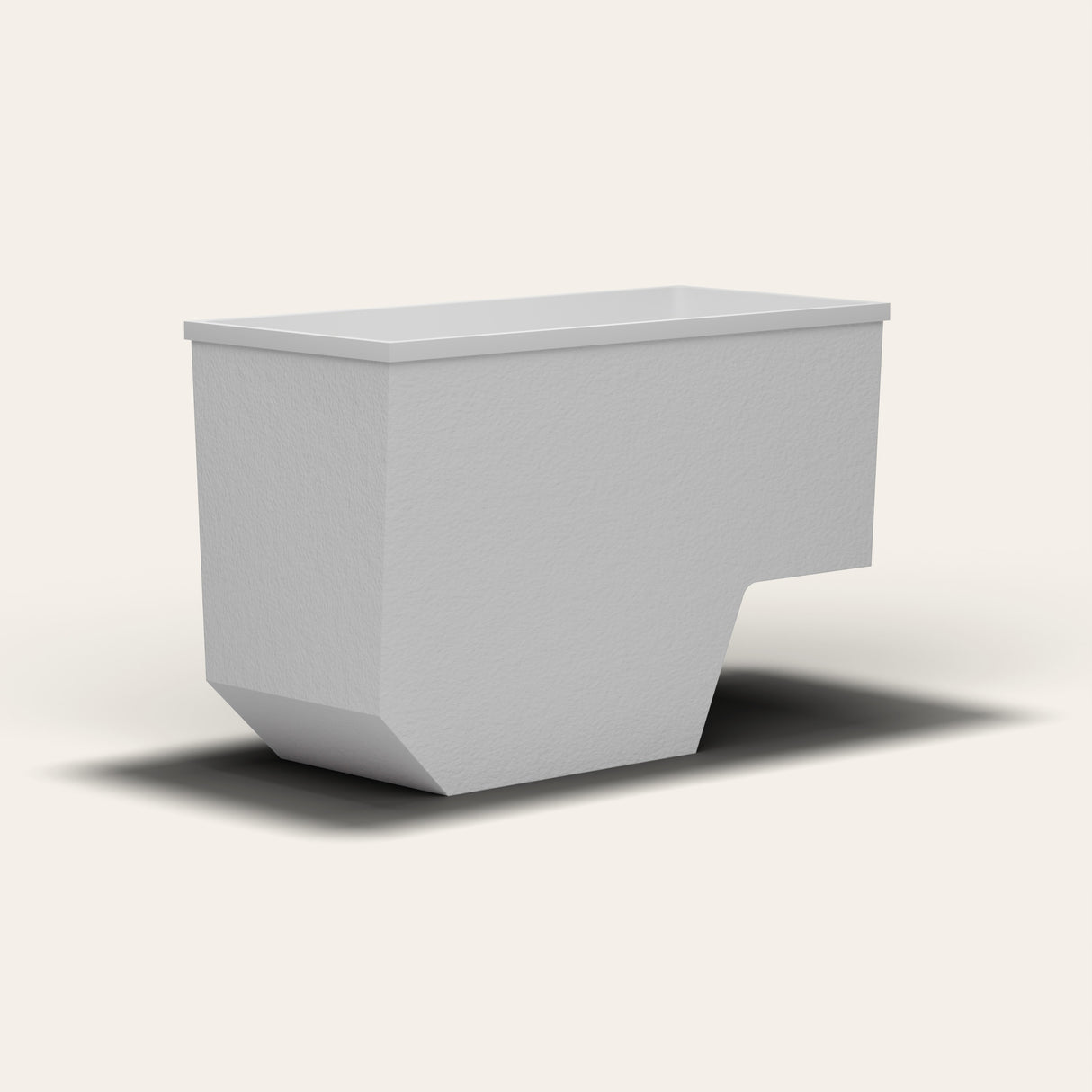 Omnitub 1500 x 700 seated soaking tub lowcorner
