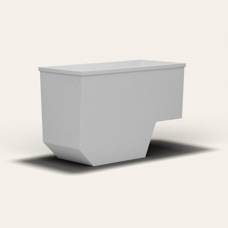 Omnitub 1500 x 700 seated soaking tub lowcorner