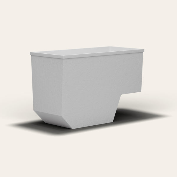 Omnitub 1500 x 700 seated soaking tub lowcorner