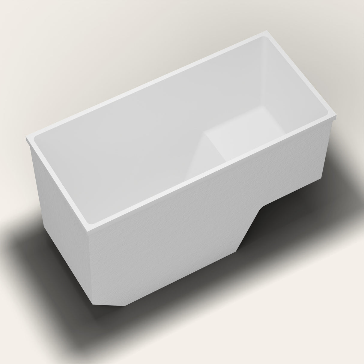 Omnitub 1500 x 700 seated soaking tub tipped