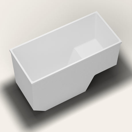 Omnitub 1500 x 700 seated soaking tub tipped
