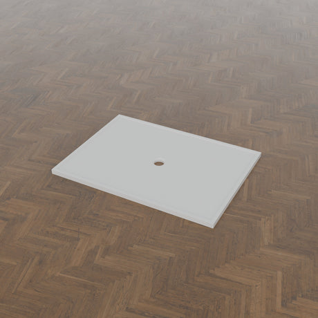 1500 × 1100 Rectangular Shower Tray – 45mm Slim Non-Slip — three-quarter view · Omnitub gallery 34