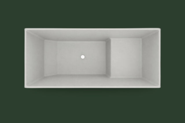 1500 x 700 Deep Seated Whirlpool Bath by Omnitub — whirlpool range, forest green
