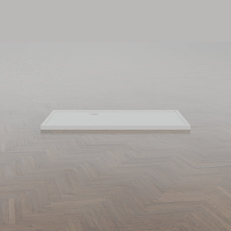 1500 × 800 Rectangular Shower Tray – 45mm Slim Non-Slip — side profile · Omnitub gallery side
