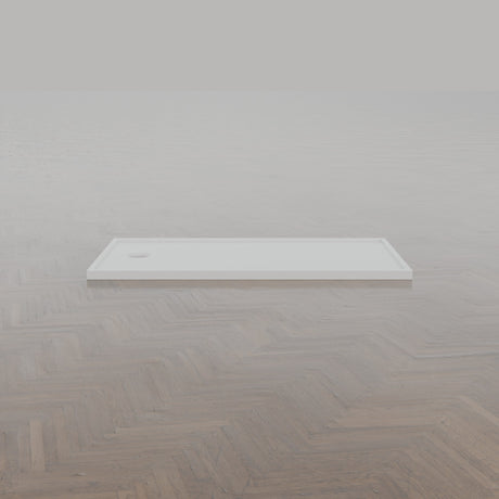 1550 × 800 Rectangular Shower Tray – 45mm Slim Non-Slip — side profile · Omnitub gallery side