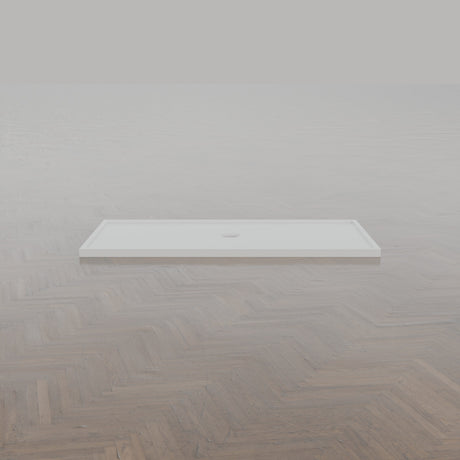 1600 × 800 Rectangular Shower Tray – 45mm Slim Non-Slip — side profile · Omnitub gallery side
