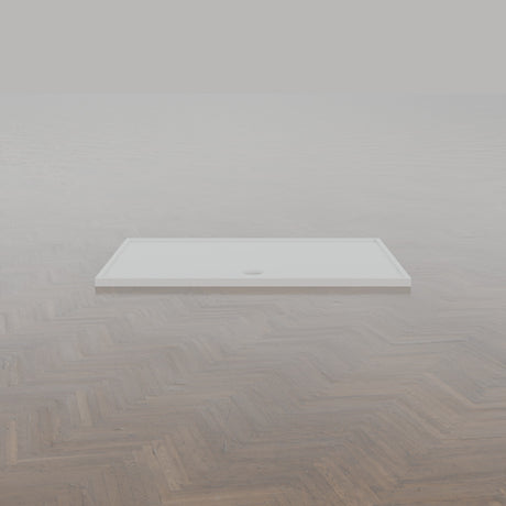 1650 × 1100 Rectangular Shower Tray – 45mm Slim Non-Slip — side profile · Omnitub gallery side