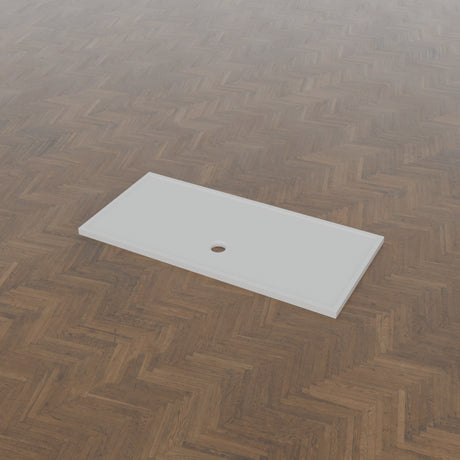 1700 × 800 Rectangular Shower Tray – 45mm Slim Non-Slip — three-quarter view · Omnitub gallery 34