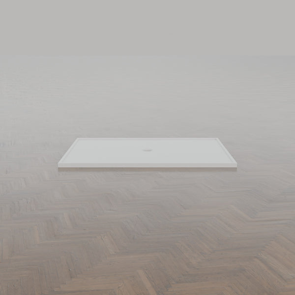1800 × 1350 Rectangular Shower Tray – 45mm Slim Non-Slip — side profile · Omnitub gallery side